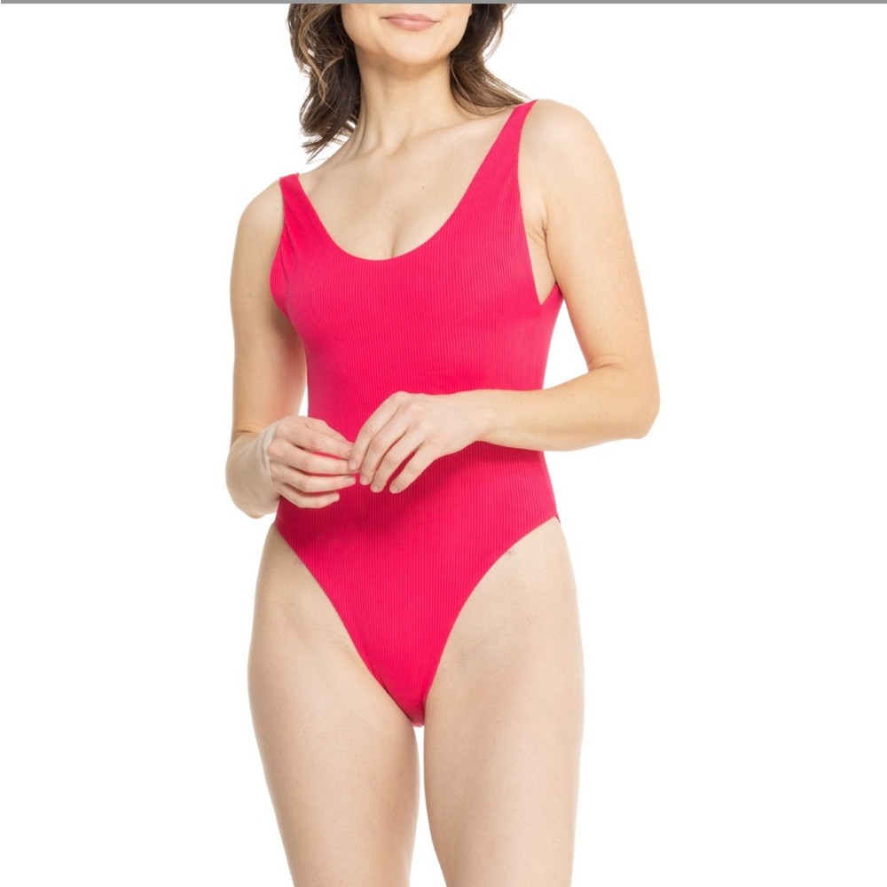 NWT Maaji Strawberry Claire One piece Swim Suit L
